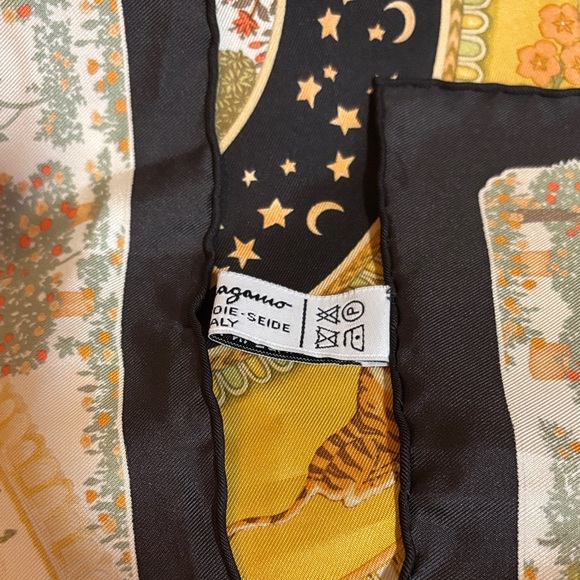 Salvatore Ferragamo Vintage Silk Scarf - Picture 6 of 6